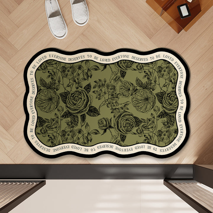 Decorative Oval Area Mat