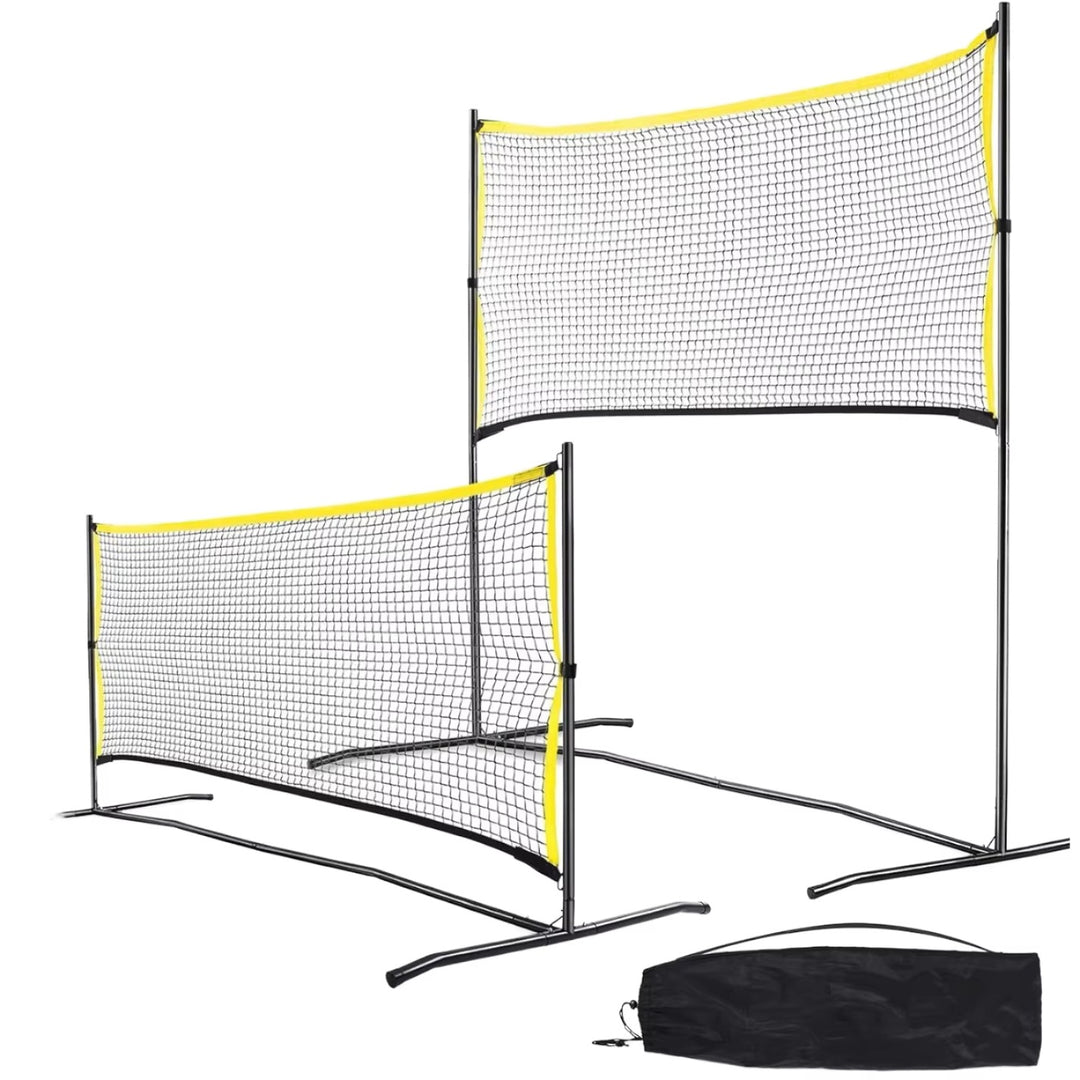 Adjustable Portable Tennis Practice Net Bowlift