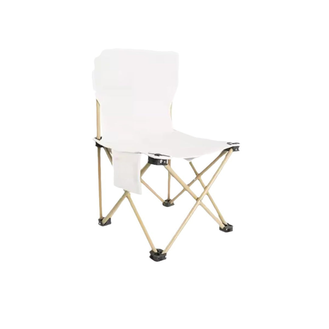 Women folding camping chair with backrest Bowlift