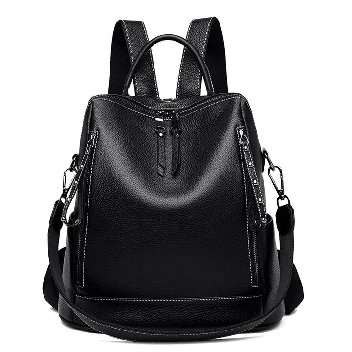 Premium Leather Backpack Bowlift