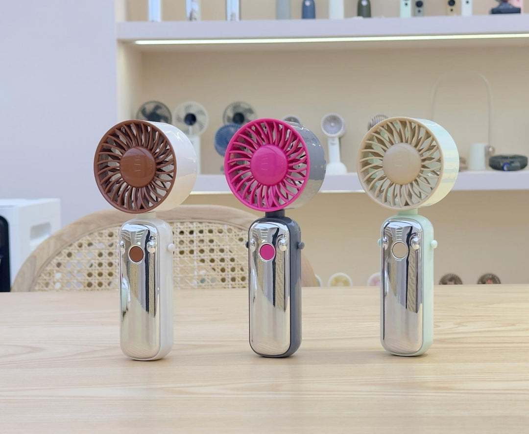 Unisex Portable Handheld Fan with Powerful Battery and Compact Design Bowlift