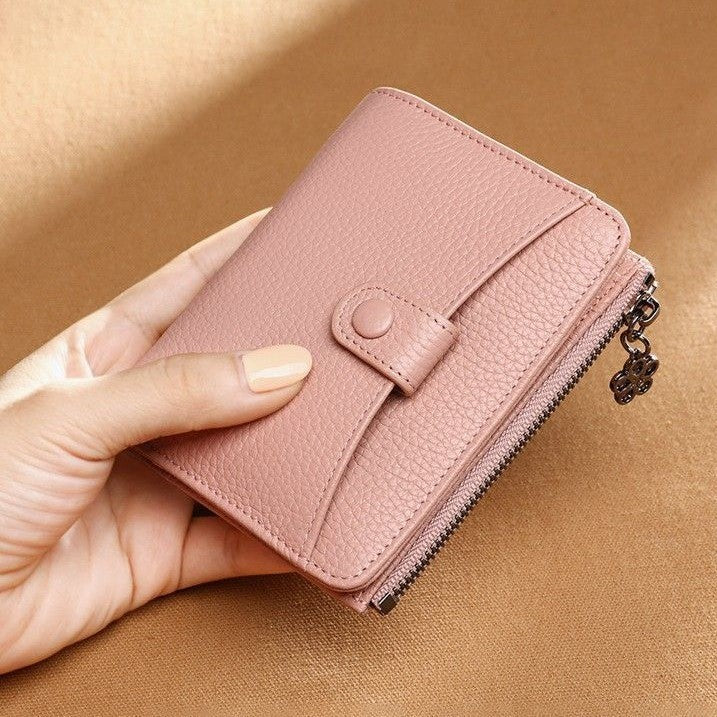 Elegant Compact Zip Around Wallet Bowlift
