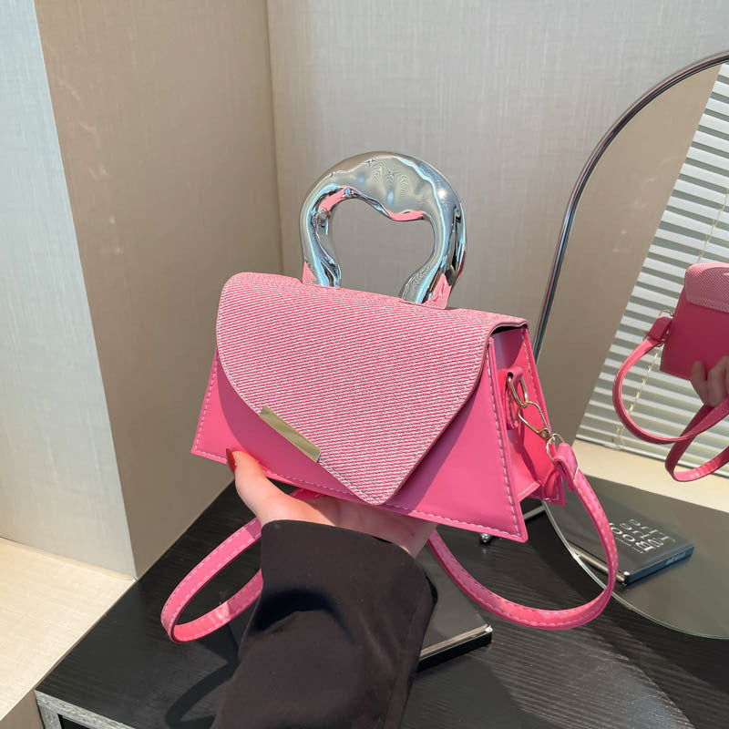 Stylish Geometric Structured Handbag Bowlift