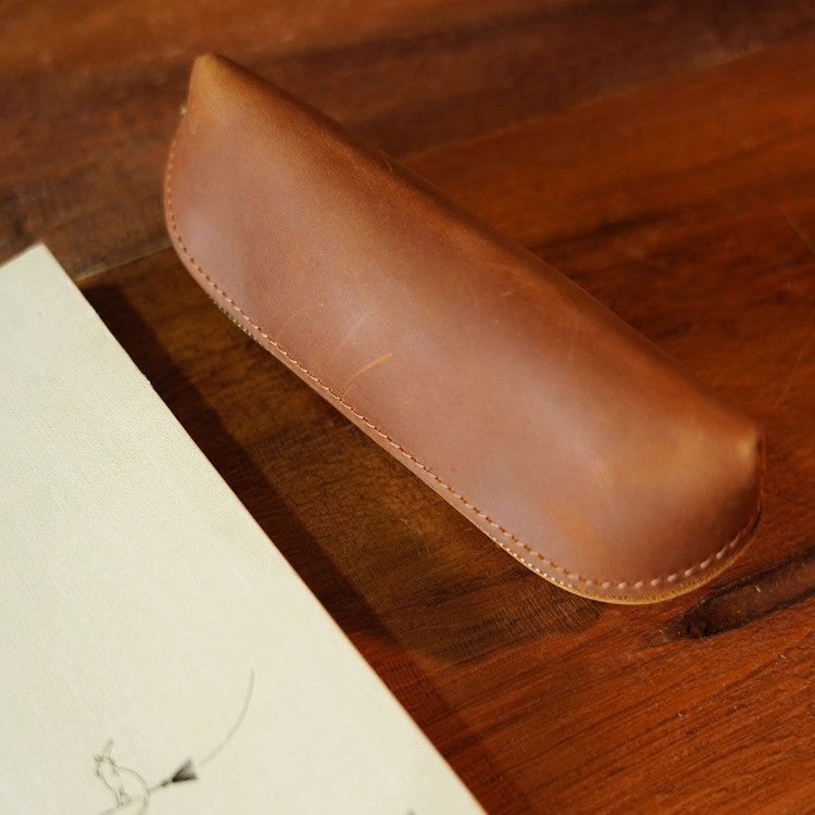 Stylish Leather Pencil Case Bowlift