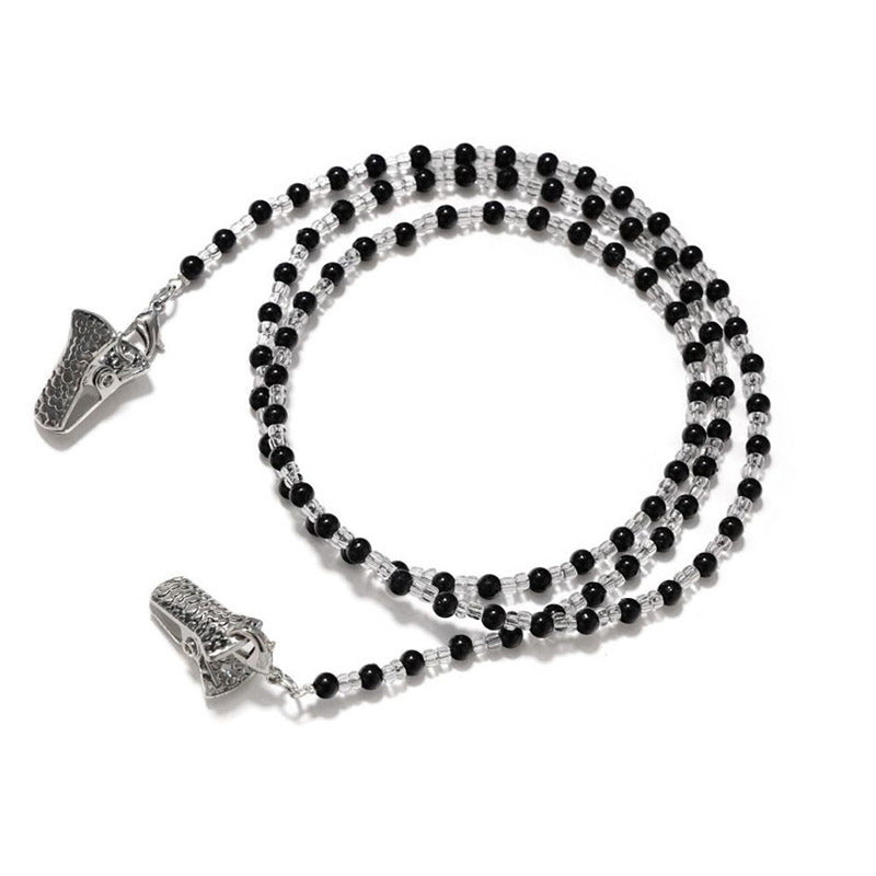 Artistic Beaded Glasses Chain Bowlift