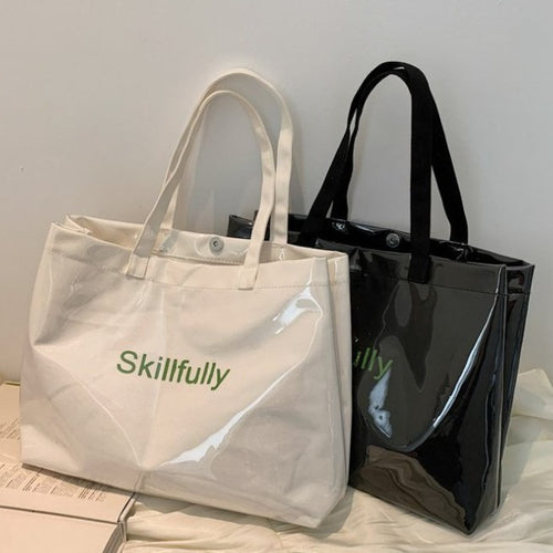 Spacious and Transparent Tote Bag Bowlift