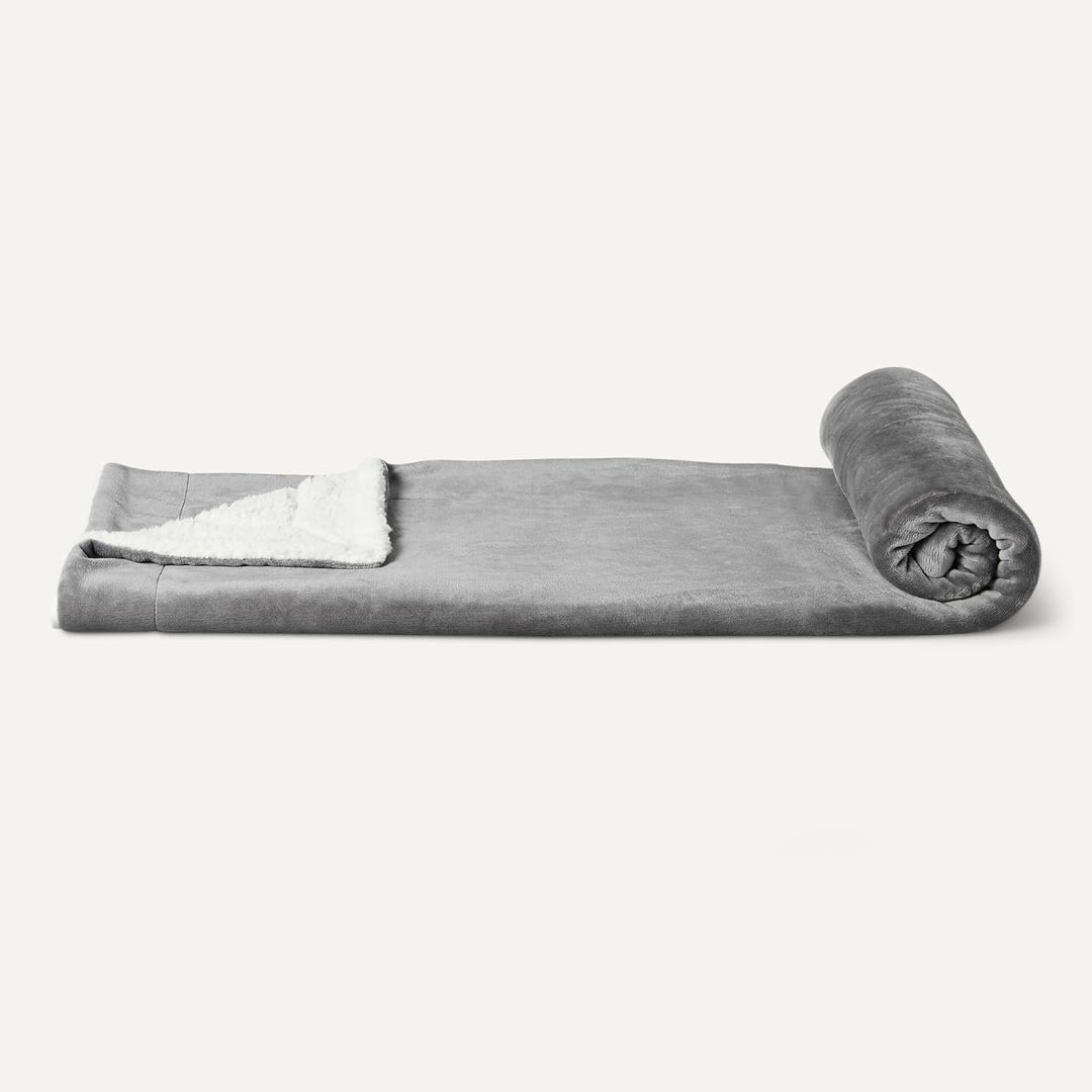 Reversible Plush Sherpa Blanket Bowlift