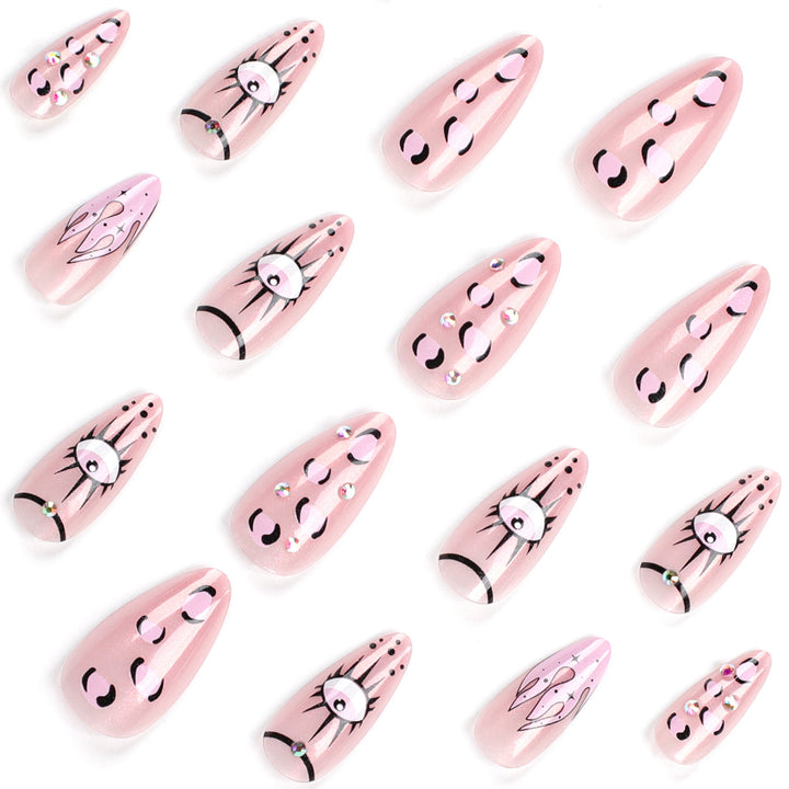 Artful nail art with extravagant designs and sparkling accents Bowlift