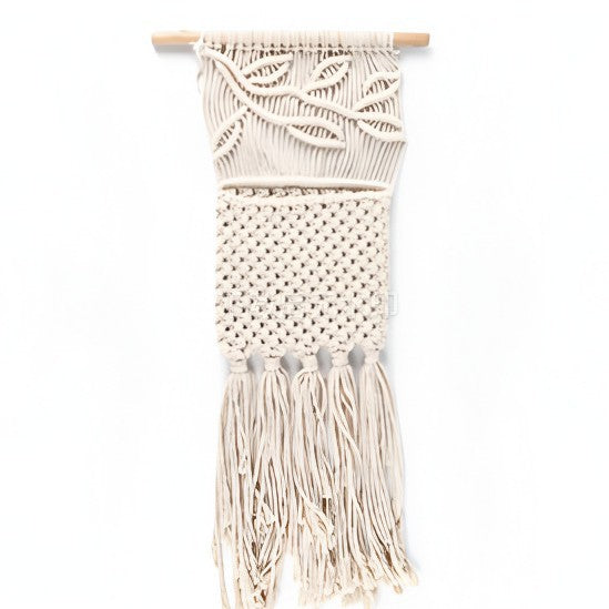 Macrame Wall Hanging with Elegant Fringe Look Bowlift