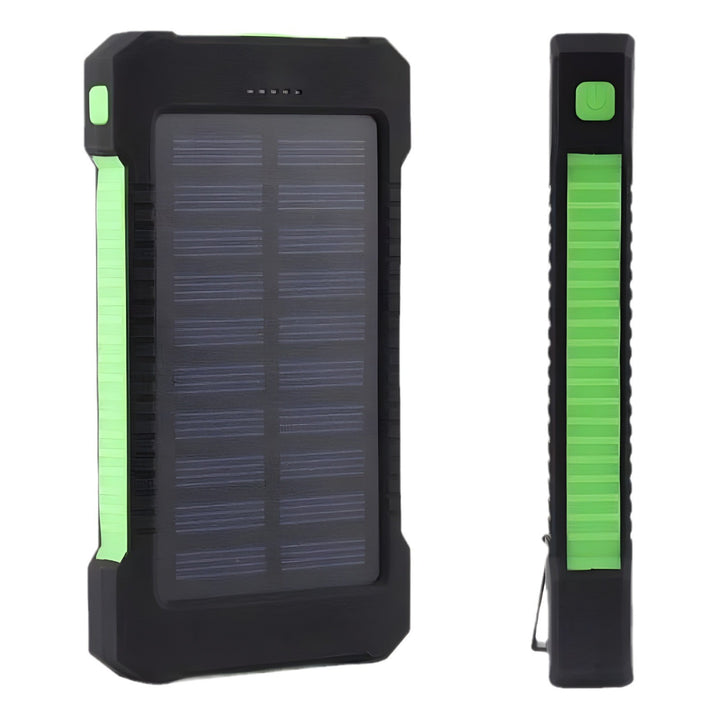 Solar power bank with high charging efficiency and robust housing Bowlift