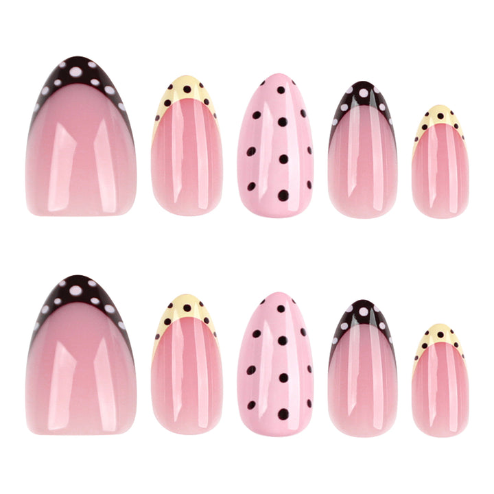 Artificial nail art in elegant design with creative accents Bowlift