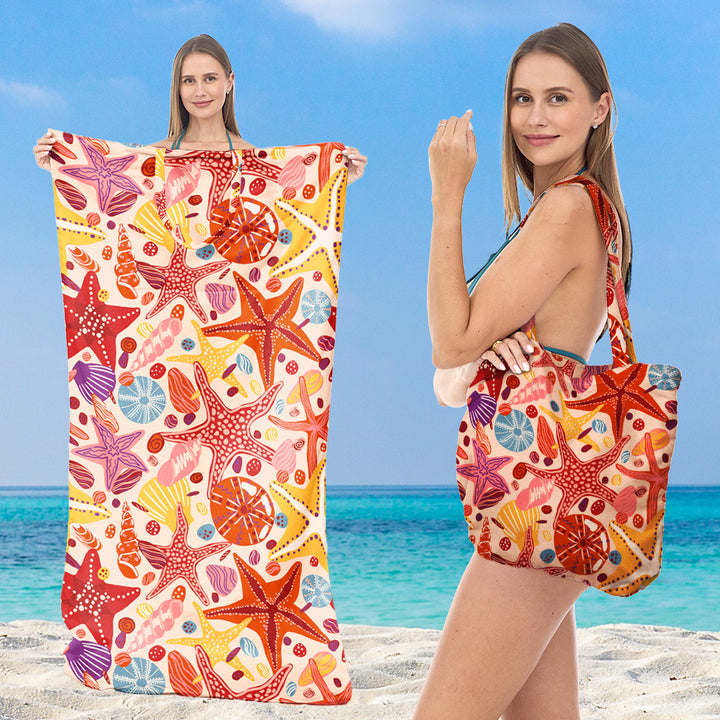 Tote bag with integrated towel Bowlift