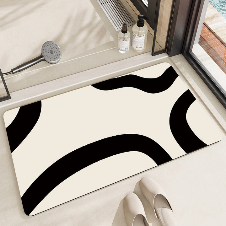 Playful Cow-Themed Bathroom Mat Bowlift
