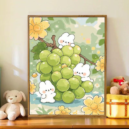 Playful Bunny-Themed Wall Art Bowlift
