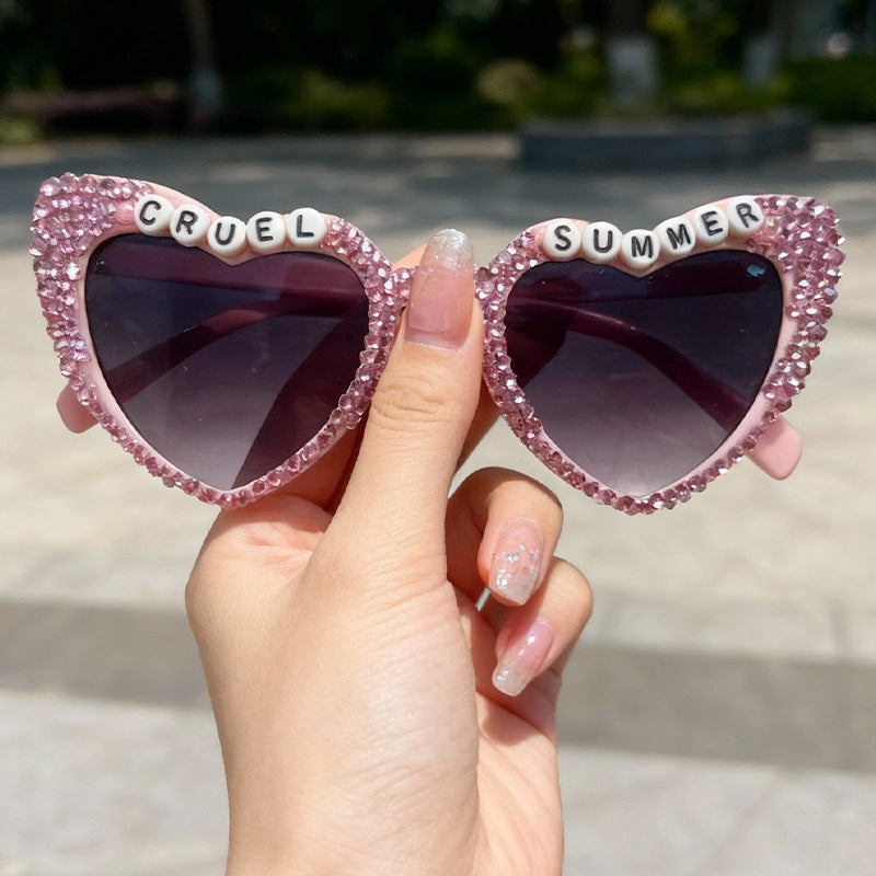 Statement Heart-Shaped Sunglasses Bowlift 1787141240