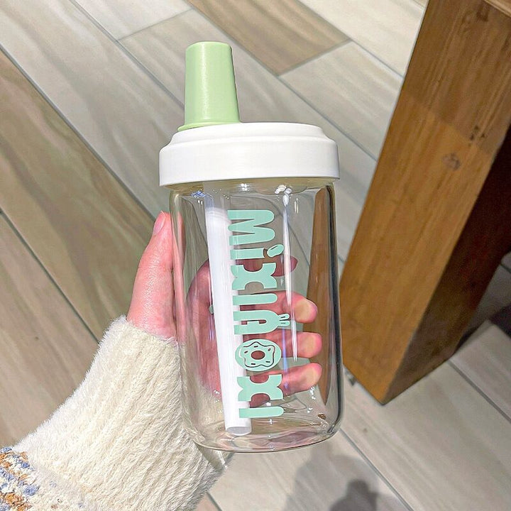 Women sustainable drinking cups with silicone lid Bowlift