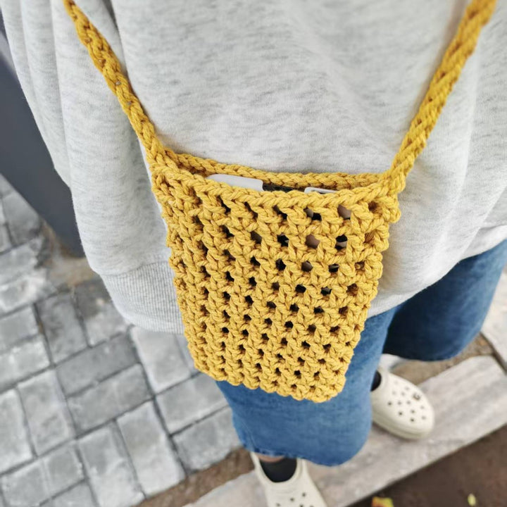 Hand-knotted shoulder bag Bowlift