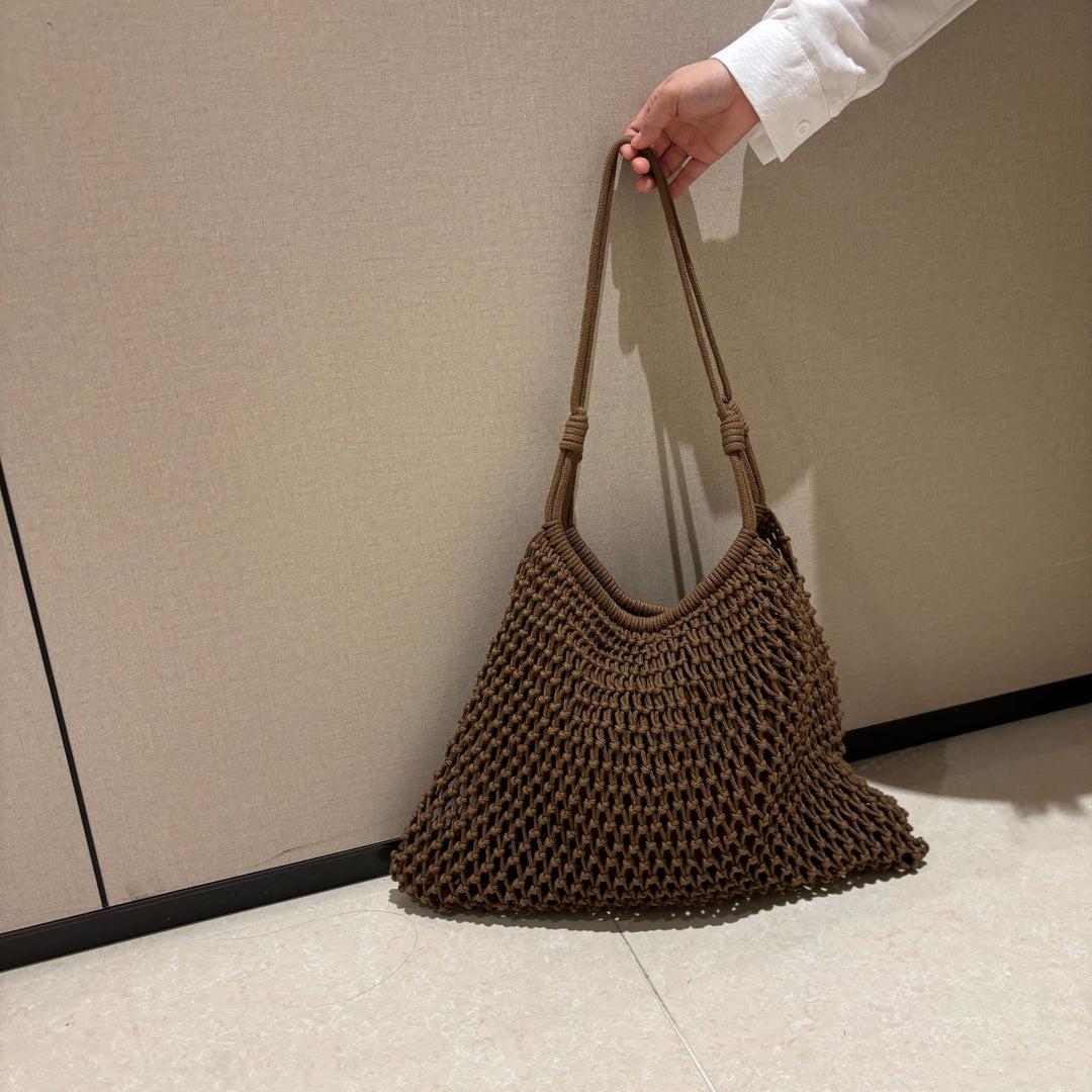 Net tote bag in boho style Bowlift