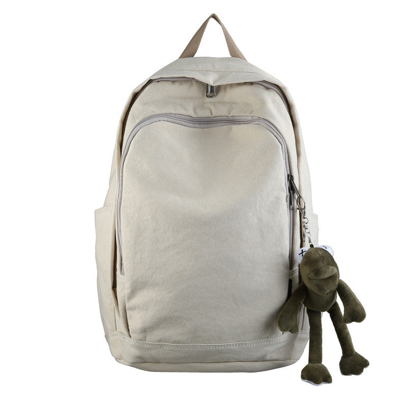 Casual Canvas School Backpack Bowlift