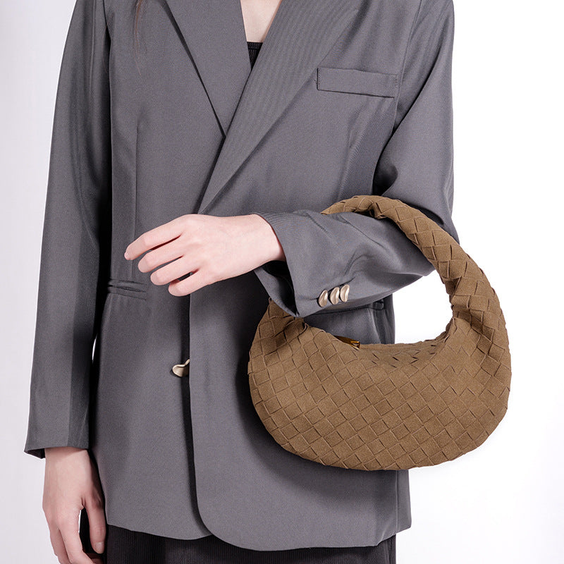 Designer Woven Handbag Bowlift
