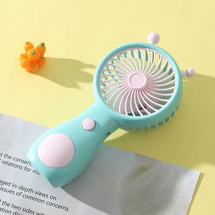 Ladies Portable Hand Fan with Ergonomic Design and Quiet Operating Modes Bowlift