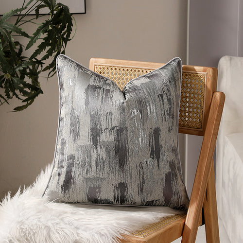 Textured Abstract Pattern Throw Pillow