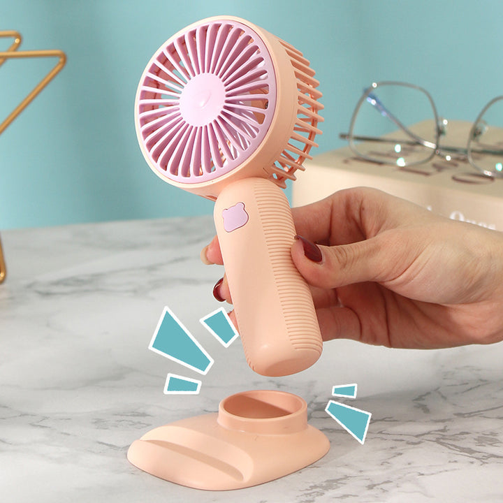 Ladies Portable Table Fan with Flexible Tilt Mechanism Bowlift