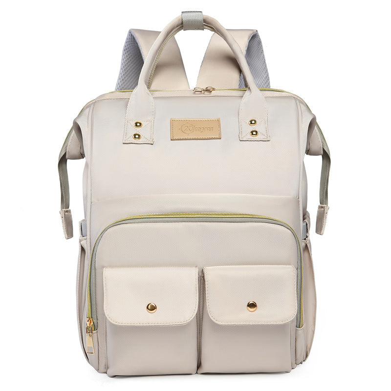 Stylish Multi-Pocket Diaper Backpack Bowlift
