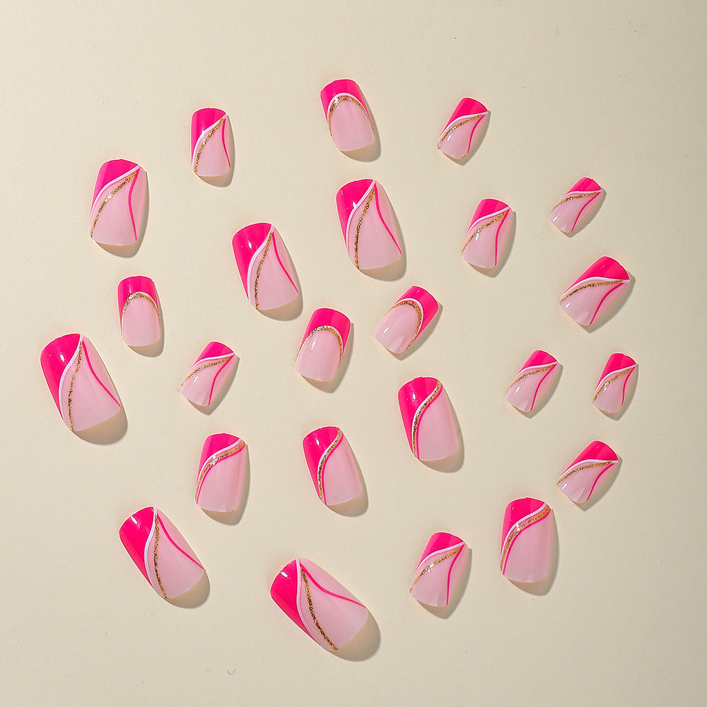 Glamorous Gradient Nail Art Extensions Bowlift