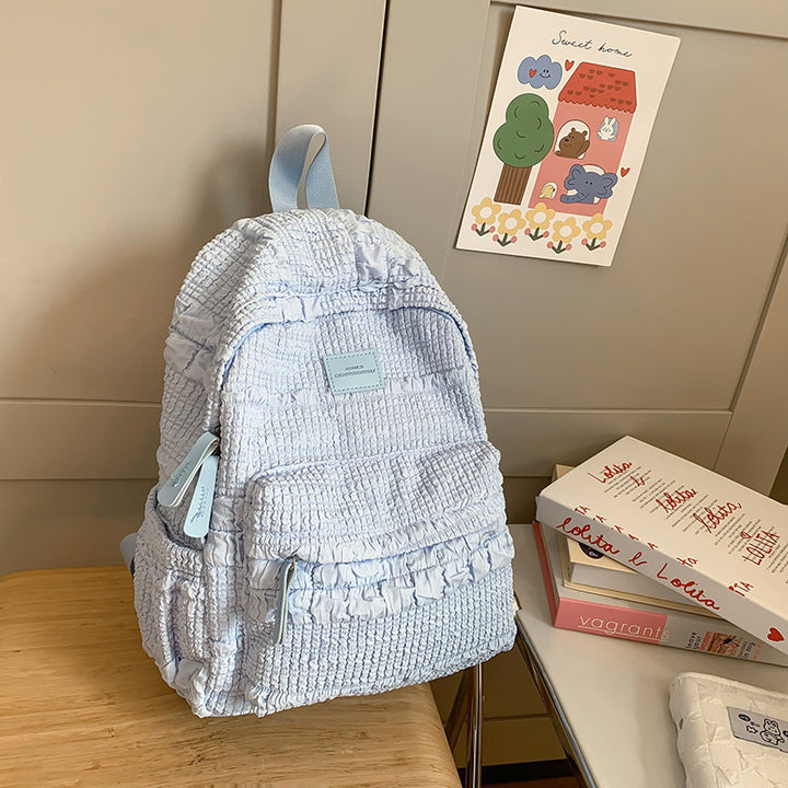 Textured Lightweight Backpack