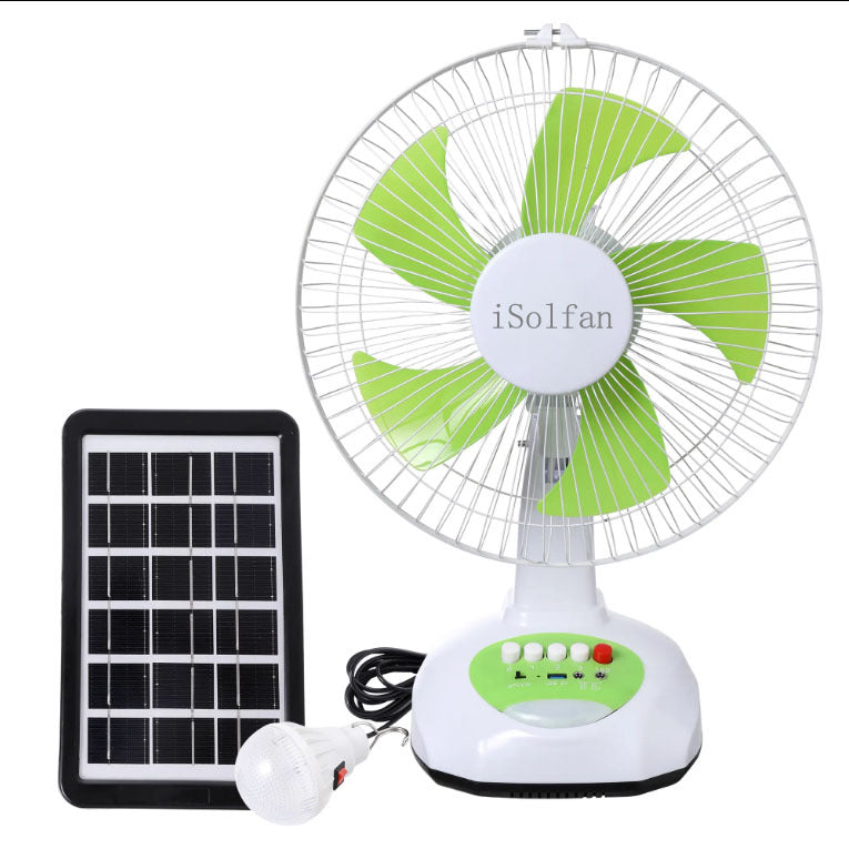 Unisex solar floor fan with remote control Bowlift