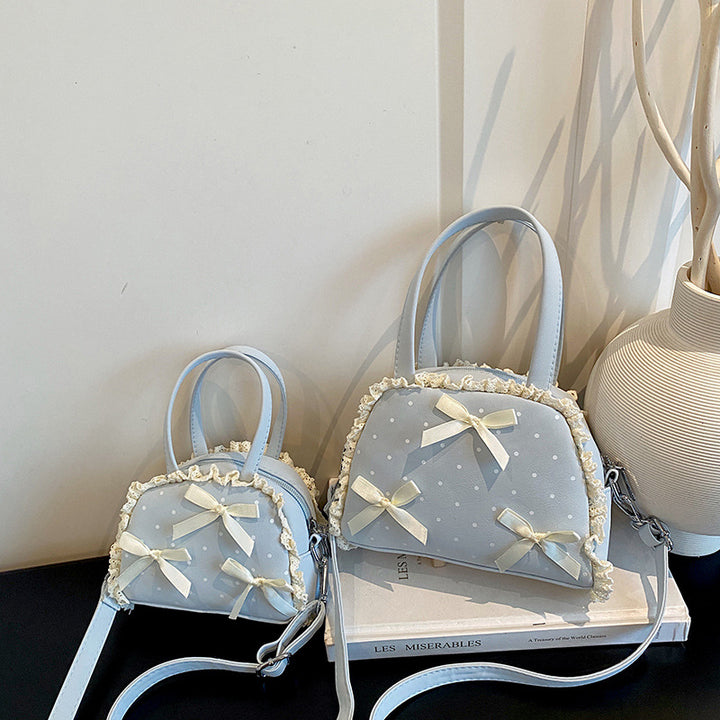 WoCharming Bow-Embellished Everyday Handbag Bowlift