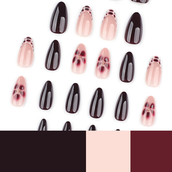 Artistic nail extensions in modern design Bowlift