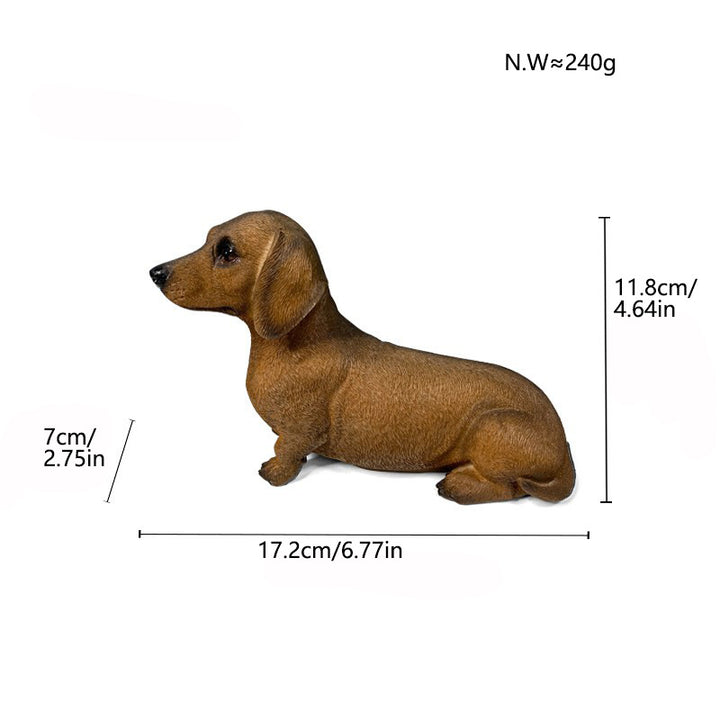 Colorful decorative figure of a dog in modern design Bowlift