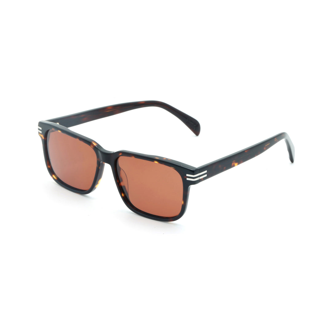 Women's fashionable sunglasses with transparent frame and green lenses Bowlift