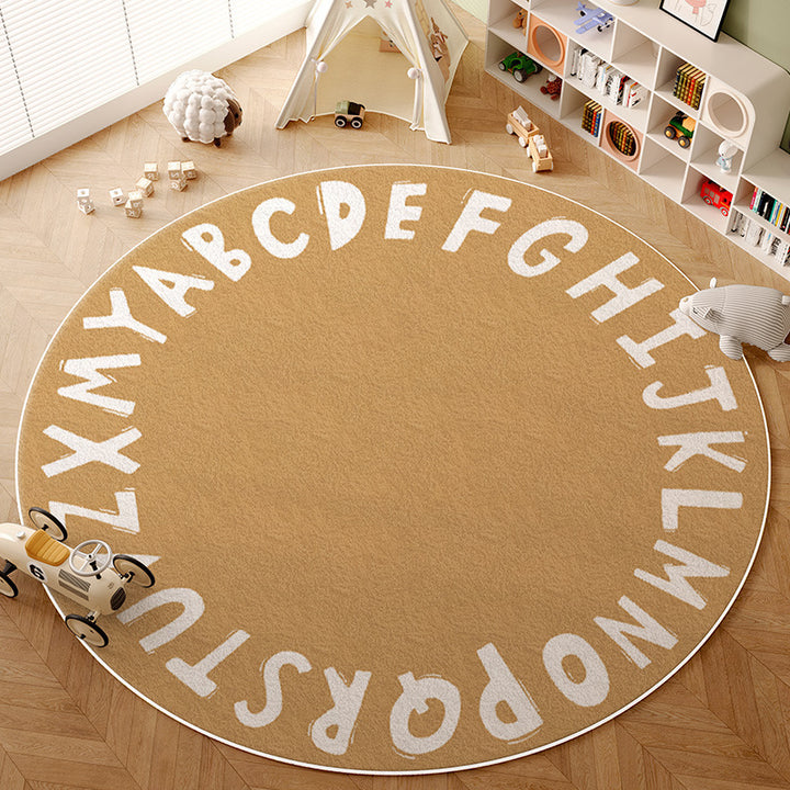 Educational Alphabet Learning Area Rug