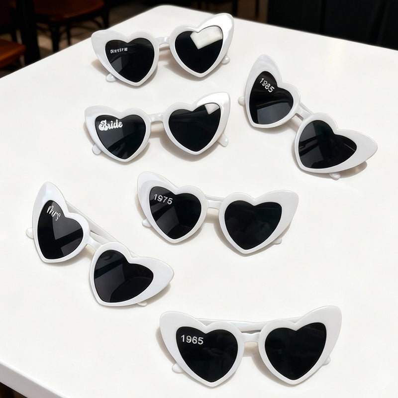 Stylish Heart-Frame Sunglasses Bowlift