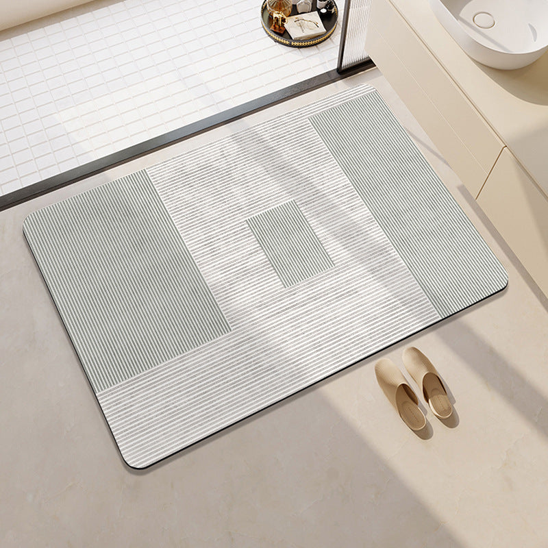 Geometric Pattern Soft Bath Mat Bowlift