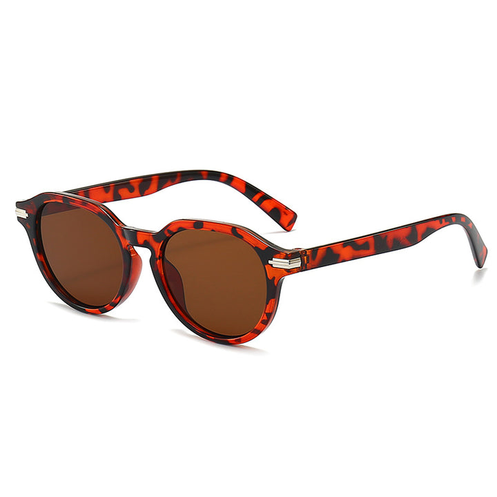 Retro Round Frame Sunglasses