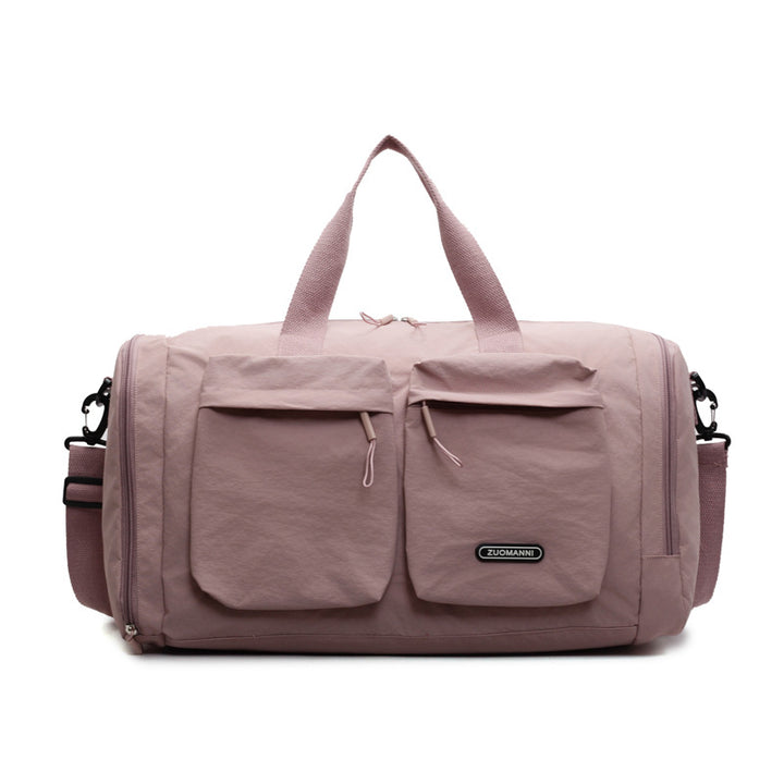 Sporty Travel Bag With Several Exterior Pockets Bowlift