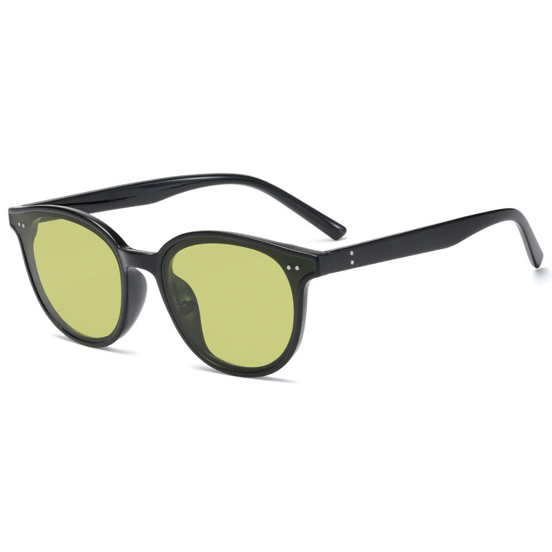 Women's round sunglasses with stylish design and UV protection Bowlift