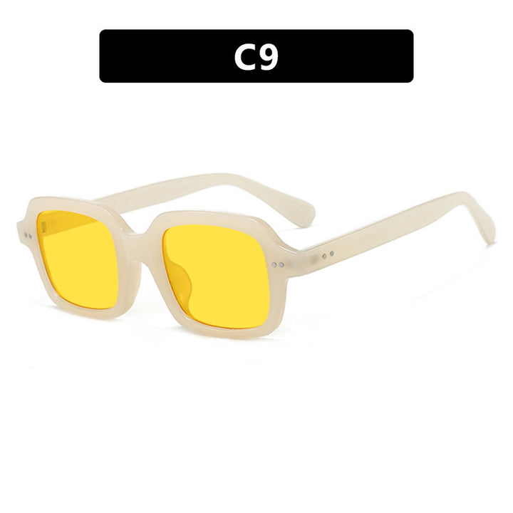 Ladies modern square sunglasses with wide frame and elegant design Bowlift