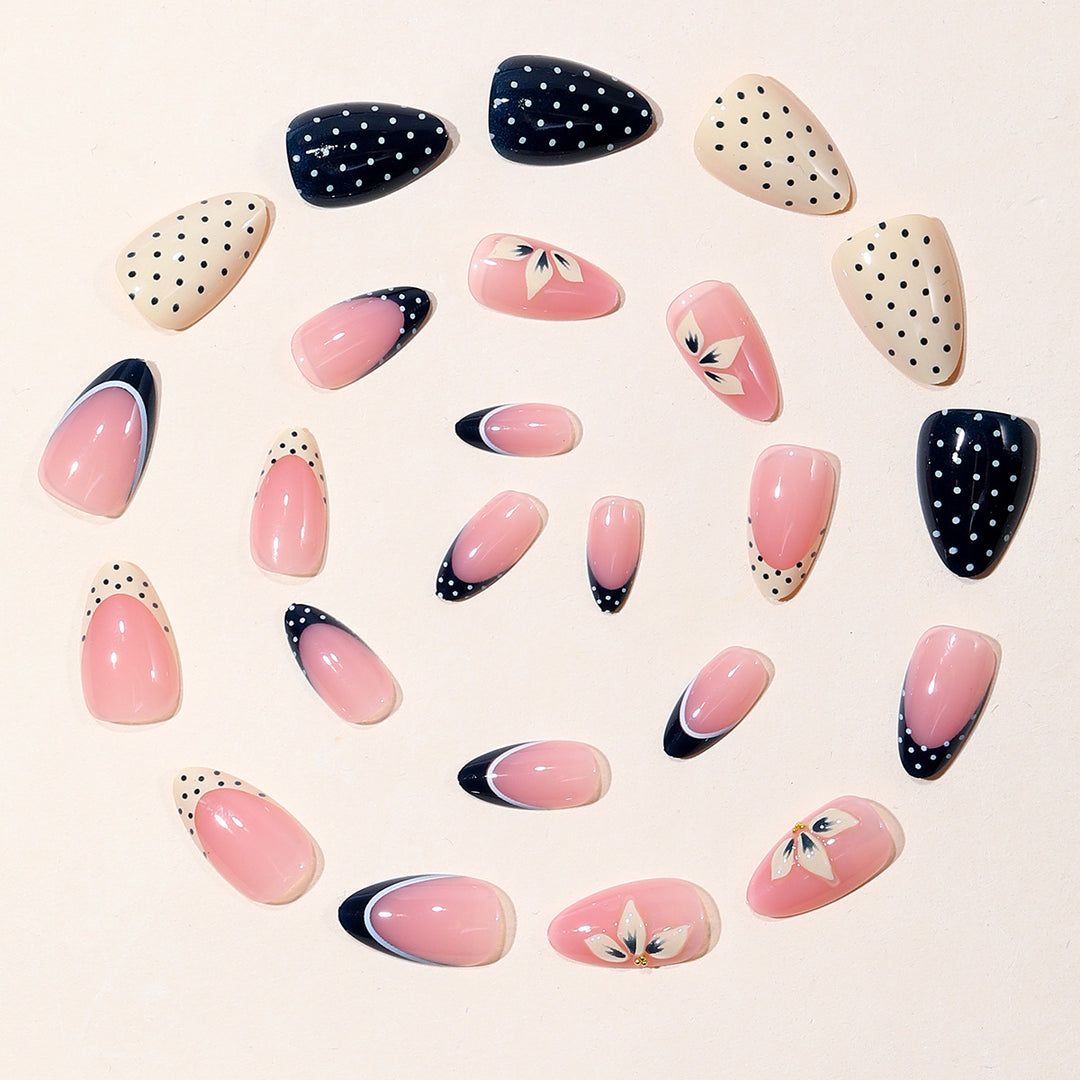 Floral Art Nail Extensions Bowlift