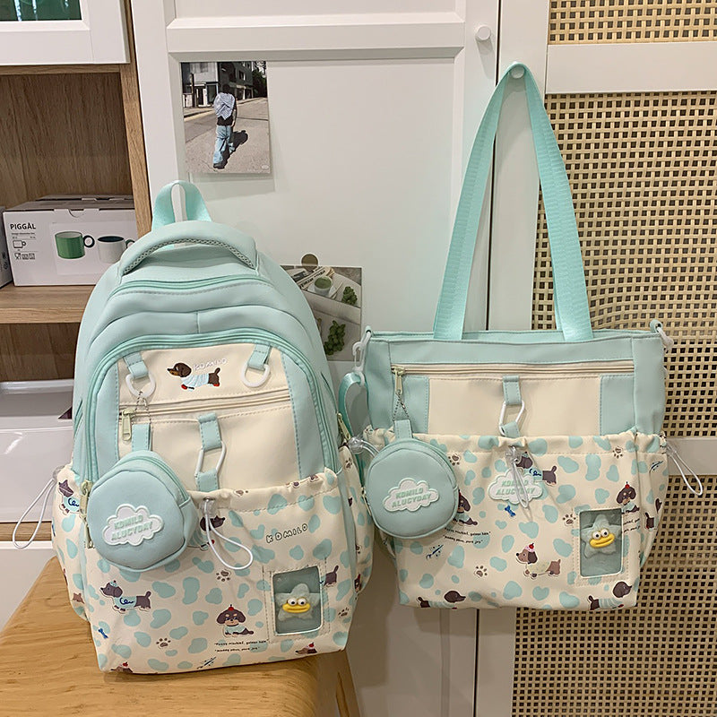 Playful Cartoon-Inspired School Backpack Bowlift