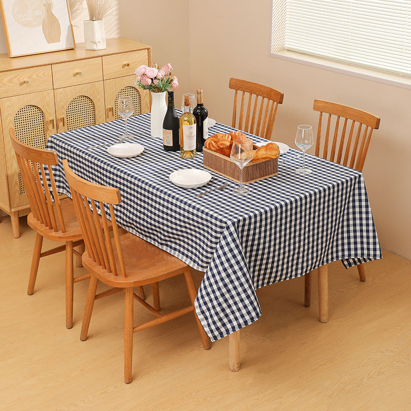 Gingham Check Tablecloth
