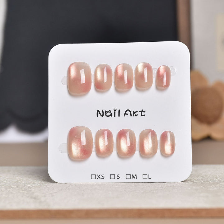 Decorative Press-On Nail Extensions with Floral Accents Bowlift