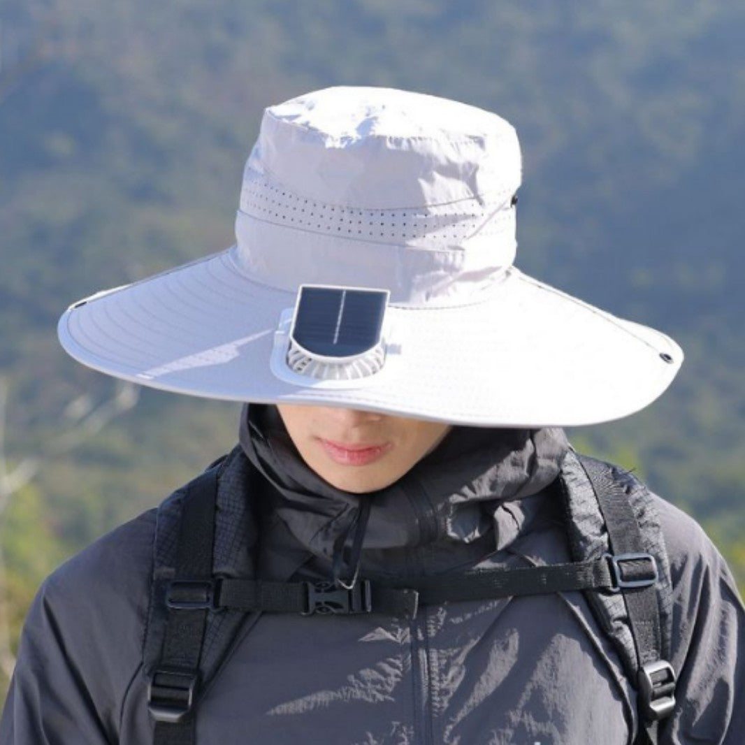 tactical fishing hat with wide brim, mesh ventilation and adjustable chin strap Bowlift