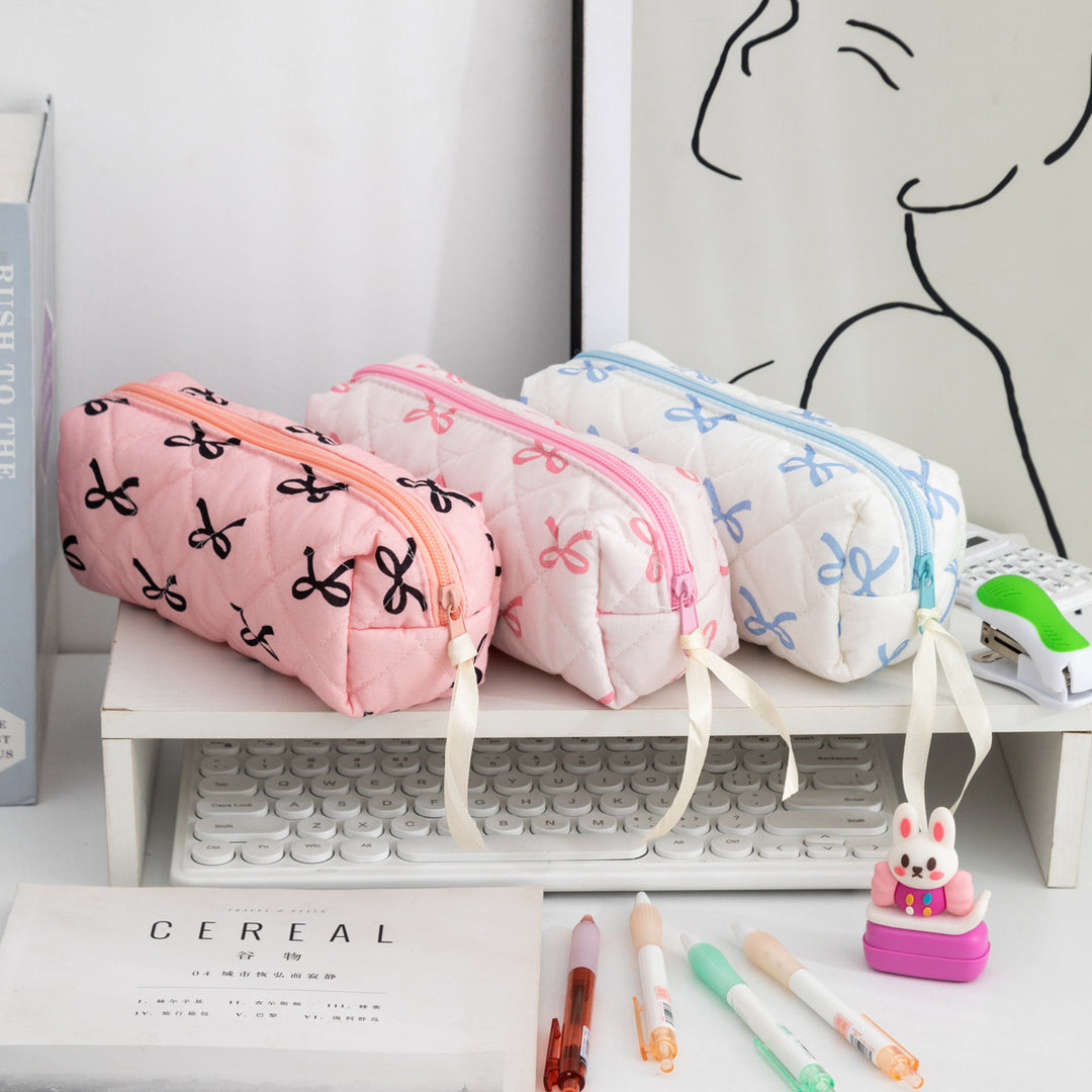 Quilted Scissors Print Pencil Case Bowlift