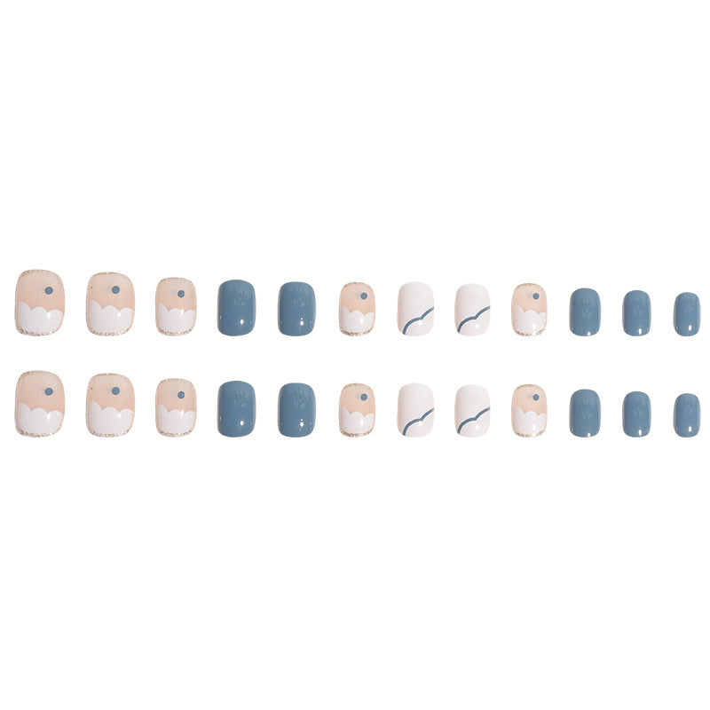 Artistic Geometric Nail Art Extensions Bowlift