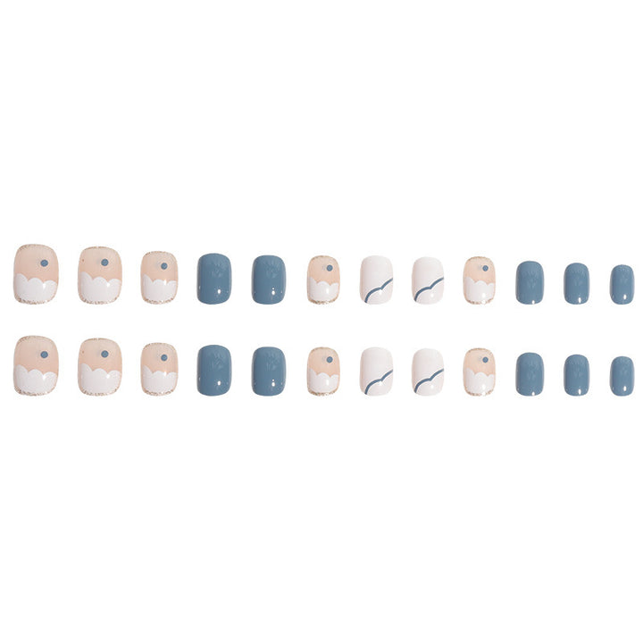 Artistic Geometric Nail Art Extensions Bowlift